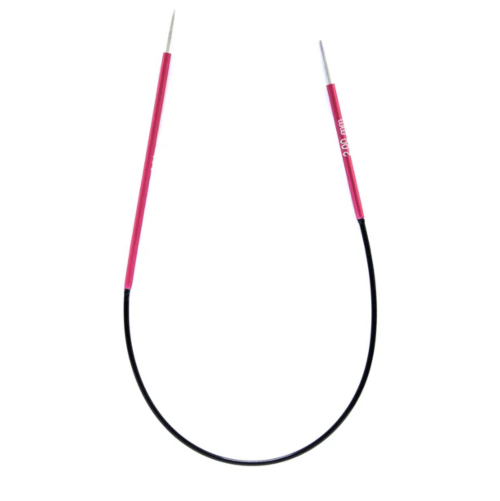 Спицы круговые Zing 25 см №3.25 мм KnitPro алюминиевые 47055 фото