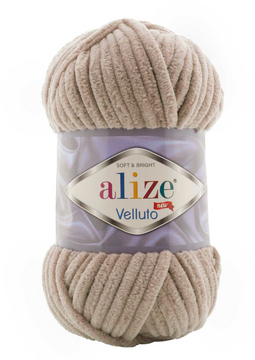 Пряжа Alize Velluto (мікрополіестр-велюр) 68м, 100 г