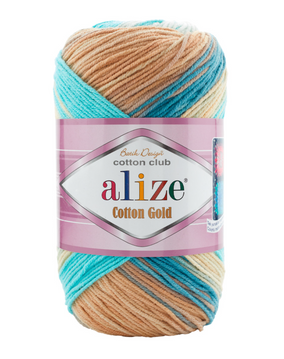Пряжа Alize Cotton Gold Batik (бавовна, акрил) 330м, 100 г