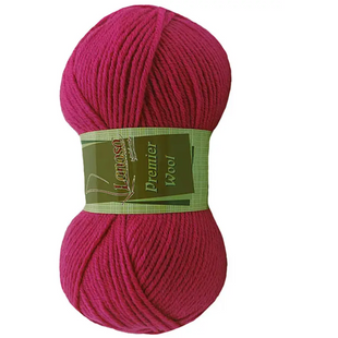 Пряжа Lanoso Premier Wool (Премьер Вул) №965 малиновый, полушерстяная нитки для вязания. спицами и крючком 965 фото