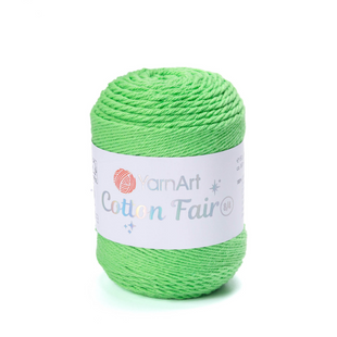 Пряжа YarnArt Cotton Fair 8/4 №5556 салатовый (хлопковая) 50 г, 160 м 5556 фото