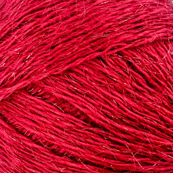 Пряжа Avanti Yarn Angora Premium (Ангора Преміум) №EF42/2007 червоний, ангора з люрексом і паєтками EF42/2007 фото