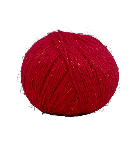 Пряжа Avanti Yarn Angora Premium (Ангора Преміум) №EF42/2007 червоний, ангора з люрексом і паєтками EF42/2007 фото