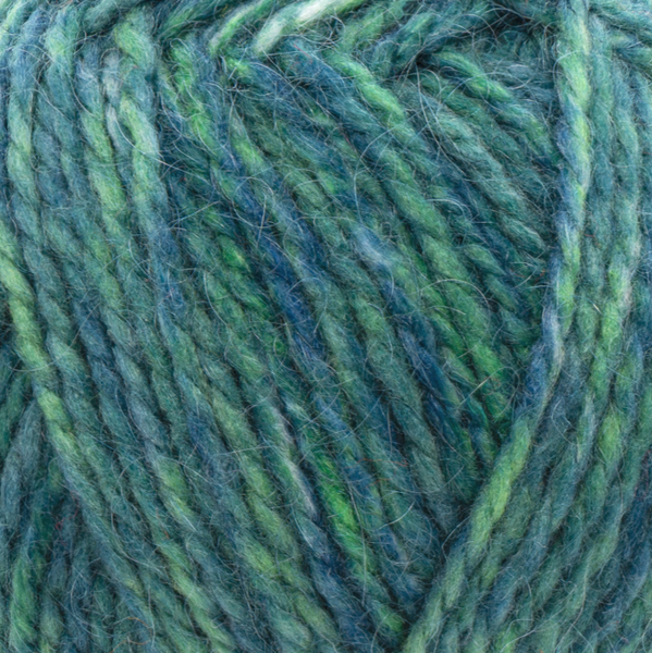 Пряжа Yarnart Andes Denim №5109 зеленый, пряжа шерстяная с акрилом, для ручной вязки спицами и крючком 5109 фото