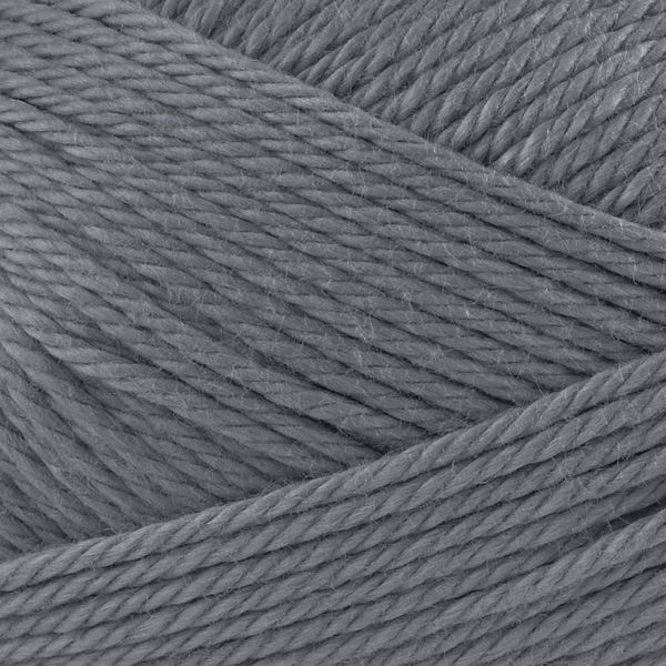 Пряжа Gazzal Giza Matte 125 №5555 серый цвет, 125м/50гр, 100% хлопок, для ручной вязки спицами и крючком 5555 фото