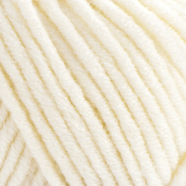 Yarnart MERINO BULKY (Мерино Булки) № 502 молочний (Пряжа напіввовняна, нитки для в'язання) 502 фото
