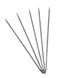 Спиці шкарпеткові Knitting Needles №6 мм, 25 см, сталеві 6 фото 1