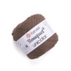Пряжа Yarnart Bouquet Unicolor №3207 шоколад - бавовняна для в'язання спицями та гачками 3207 фото 1