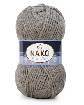 Пряжа Nako Sport Wool (шерсть, акрил) 100г, 120 м