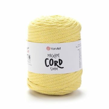 Пряжа YarnArt Macrame Cord 5 мм (бавовна, віскоза, поліестер) 500г, 85 м