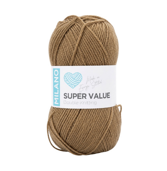 Пряжа Milano Super Value №9340 кемел (акрил) 100 г, 300 м 9340 фото Пряжа Milano Super Value №9340 кемел (акрил) 100 г, 300 м 9340 фото