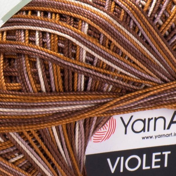 Пряжа YarnArt Violet Melange (Віолет Меланж) №506 мерсеризована бавовна, для ручного в'язання спицями та гачком 506 фото Пряжа YarnArt Violet Melange (Віолет Меланж) №506 мерсеризована бавовна, для ручного в'язання спицями та гачком 506 фото