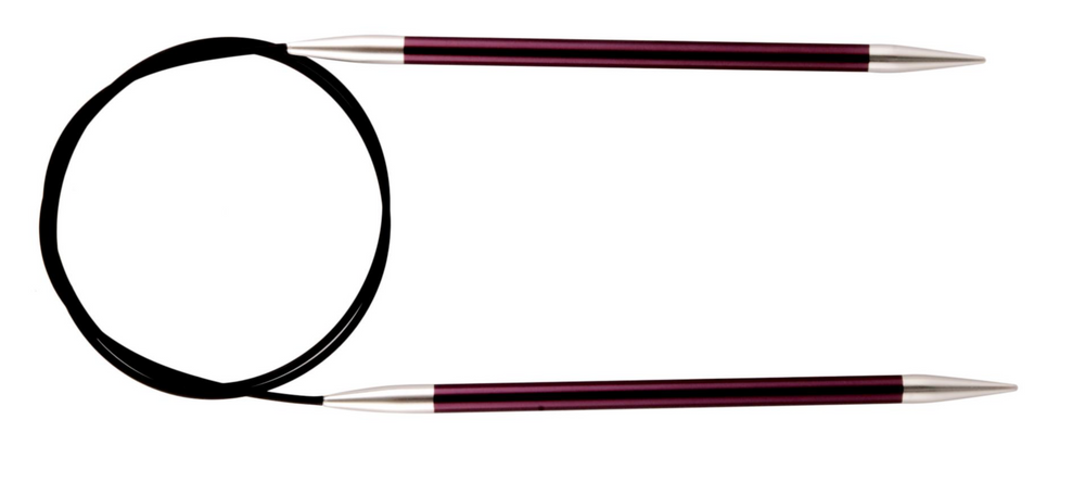 Спиці кругові Zing KnitPro 80 см №6 мм алюмінієві 47133 фото
