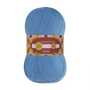 Пряжа Nako Bonbon Kristal №98236 світлий джинс (акрил) 100 г, 475 м 98236 фото