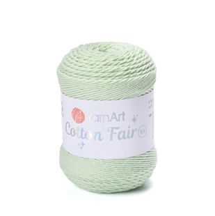 Пряжа YarnArt Cotton Fair 8/4 №5560 светлая мята (хлопковая) 50 г, 160 м 5560 фото
