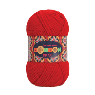 Пряжа Nako Bonbon Dk 50 №98211 червоний (акрил) 50 г, 145 м 98211 фото