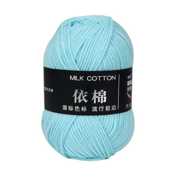 Пряжа MILK COTTON (Мілк Коттон) №47 бірюзовий, пряжа напівбавовна, нитки для в'язання спицями та гачком 47 фото Пряжа MILK COTTON (Мілк Коттон) №47 бірюзовий, пряжа напівбавовна, нитки для в'язання спицями та гачком 47 фото
