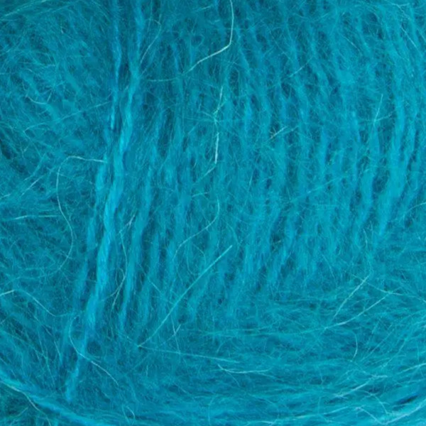 Пряжа YarnArt Mohair Trendy №106 бирюзовый, мохер, нитки для вязания спицами и крючком 106 фото