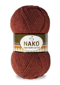 Пряжа Nako Superlambs Special (шерсть, акрил) 100г, 200 м