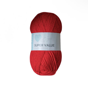 Пряжа Milano Super Value №3070 червоний (акрил) 100 г, 300 м 3070 фото