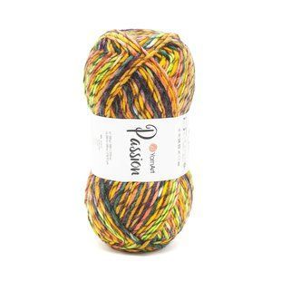 Пряжа YarnArt Passion №1249, полушерстяная, нитки для вязания спицами и крючком 1249 фото