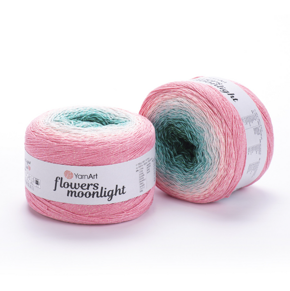 Пряжа YarnArt Flowers Moonlight №3292 пряжа бавовна з акрилом та металіком, нитки для ручного в'язання спицями та гачком 3292 фото Пряжа YarnArt Flowers Moonlight №3292 пряжа бавовна з акрилом та металіком, нитки для ручного в'язання спицями та гачком 3292 фото