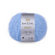 Пряжа Gazzal Teddy № 6561 светло-синий цвет, 150м/50гр, 40% Superwash мериносовая шерсть, для ручной вязки спицами и крючком 6561 фото 1