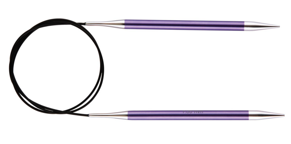 Спиці кругові Zing KnitPro 80 см №7 мм алюмінієві 47135 фото