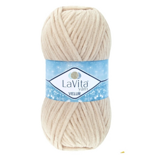 Пряжа LAVITA YARN VELUR №4141 пряжа велюр, нитки плюшевые 4141 фото