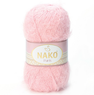 Пряжа Nako Paris №5408 пудра (фантазійна пряжа) 100 г, 245 м 5408 фото