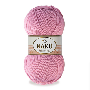 Пряжа Nako Super Inci №275 пильна троянда (вовна з акрилом) 100 г, 260 м 275 фото