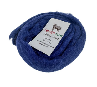Вовна для валяння Spagoyarn FELT WOOL (Фелт Вул) № 87005 синій (Пряжа 100% вовна, нитки для фелтингу) 87005 фото