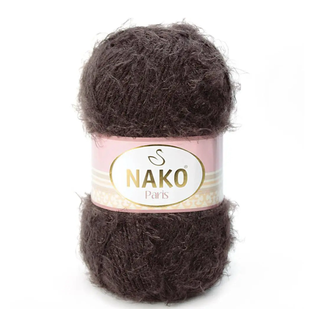 Пряжа Nako Paris №11270 коричневый (фантазийная пряжа) 100 г, 245 м 11270 фото