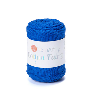 Пряжа YarnArt Cotton Fair 4/4 №5572 синій (бавовняна) 50 г, 80 м 5572 фото