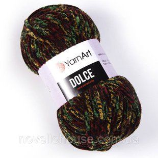 Пряжа Yarnart Dolce №809 - плюшева, велюр для в'язання спицями і гачком 809 фото