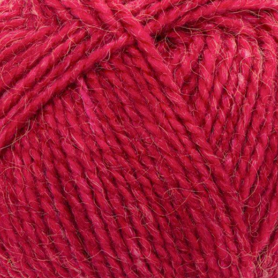 Пряжа Yarnart Andes Denim №5113 красный, пряжа шерстяная с акрилом, для ручной вязки спицами и крючком 5113 фото