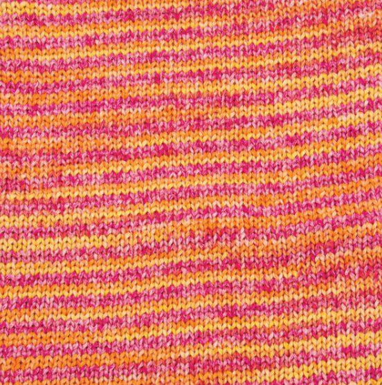 Пряжа Yarnart Cotton Fusion №3646 - хлопок секционной покраски для вязания спицами и крючком 3646 фото