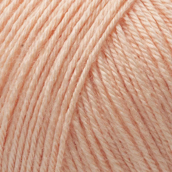 Пряжа Gazzal Baby Wool №834 персик цвет, 175м/50гр, 40% мериносовая шерсть, для ручной вязки спицами и крючком 834 фото