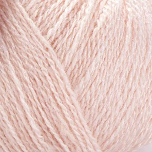 Пряжа Yarnart Silky Wool №341 світло-рожевий, вовна з шовком нитки для в'язання спицами и гачком 341 фото