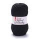 Пряжа YarnArt Shetland Chunky №602 чорний, напіввовняна, нитки для в'язання спицями та гачком 602 фото 1