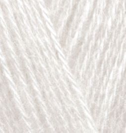 Пряжа Alize Angora Gold (Ангора Голд) №599 слонова кістка, вовна з акрилом, нитки для в&rsquo;язання 599 фото