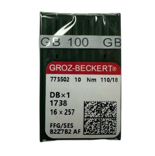 Голки для одногольних швейних машин Groz-Beckert DPx5 FFG/SES №110/18 653642 фото