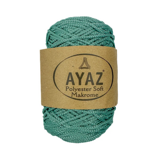 Пряжа Ayaz Polyester Soft Makrome (Аяз Софт Макроме) №1292 ментол, для сумок макраме та в'язання гачком 1292 фото