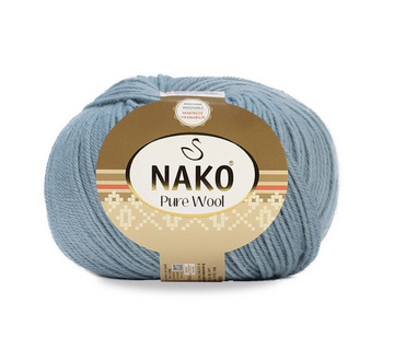 Пряжа Nako Pure Wool (шерсть) 100г, 220 м