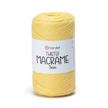 Пряжа Yarnart Macrame Twisted 3 мм (бавовна, поліестер) 250г, 125м