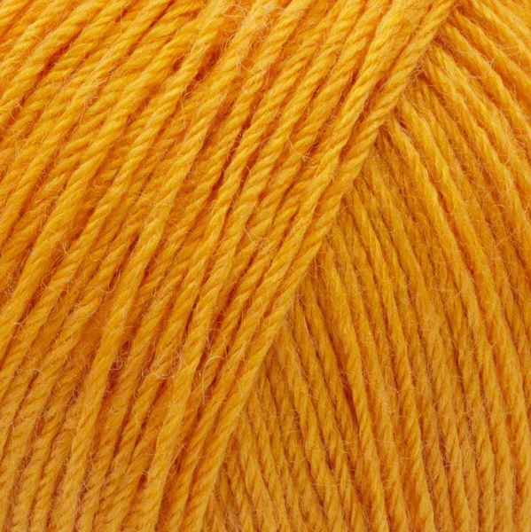 Пряжа Gazzal Baby Wool №837 оранжевый цвет, 175м/50гр, 40% мериносовая шерсть, для ручной вязки спицами и крючком 837 фото