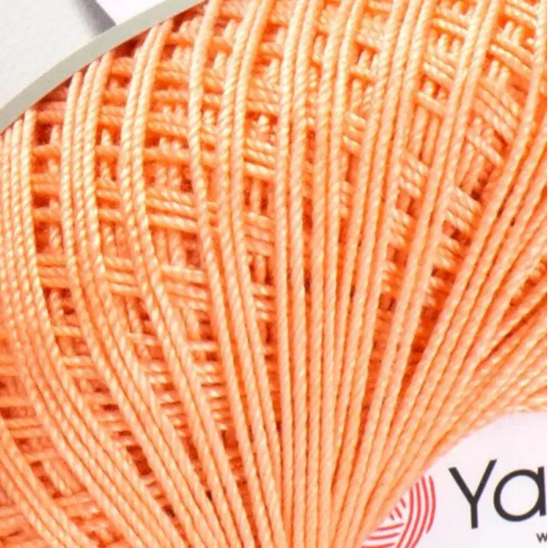 Пряжа YarnArt Violet (Віолет) № 6322 персик , мерсеризована бавовна нитки для в'язання 6322 фото