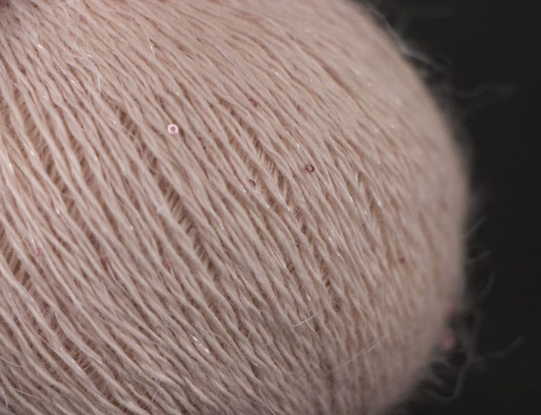 Пряжа Avanti Yarn Angora Premium (Ангора Преміум) №ЕF34/2013 ніжно-рожевий, ангора з люрексом і паєтками ЕF34/2013 фото