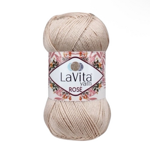 Пряжа LaVita Rose №4031 блідо-персиковий (акрил) 100 г, 350 м 4031 фото