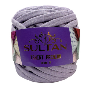 Пряжа Sultan TSHIRT PREMIUM (Шірт Преміум) №1021 сіро-бузковий (Трикотажна пряжа, нитки для в'язання) 1021 фото